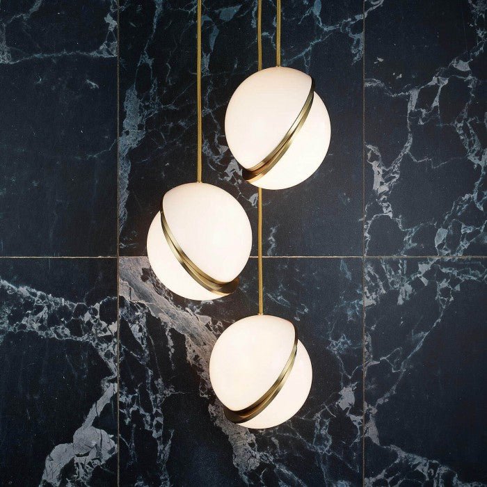 Lumaglo™ | Złota Lampa Wisząca