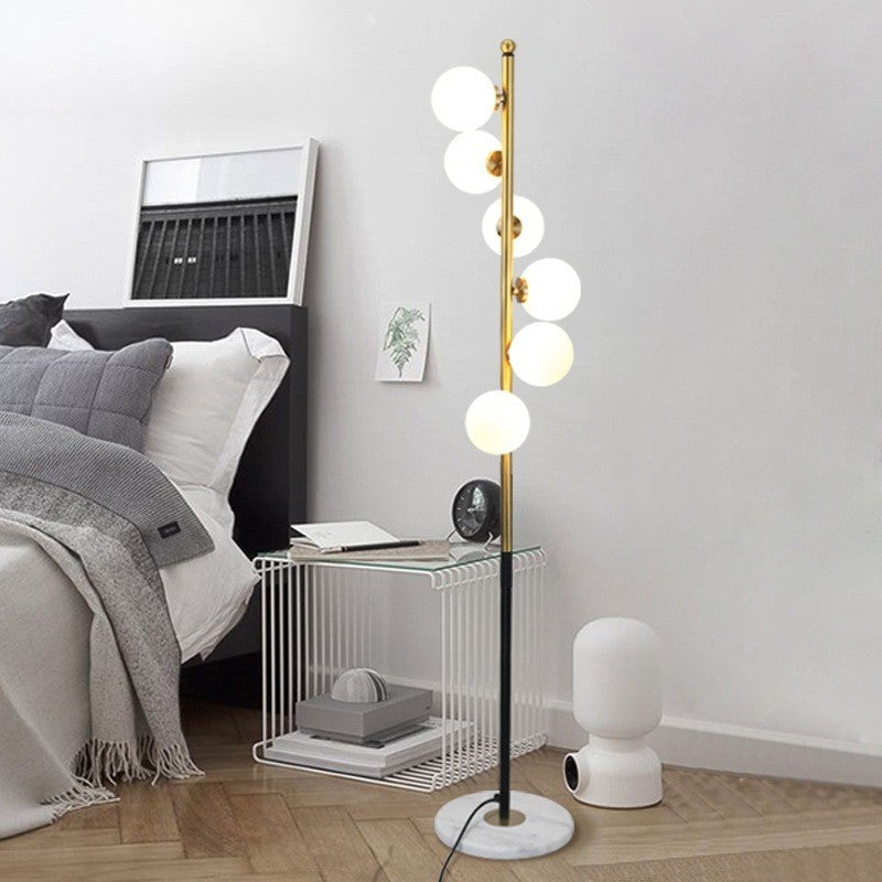 Nordycka szklana lampa podłogowa