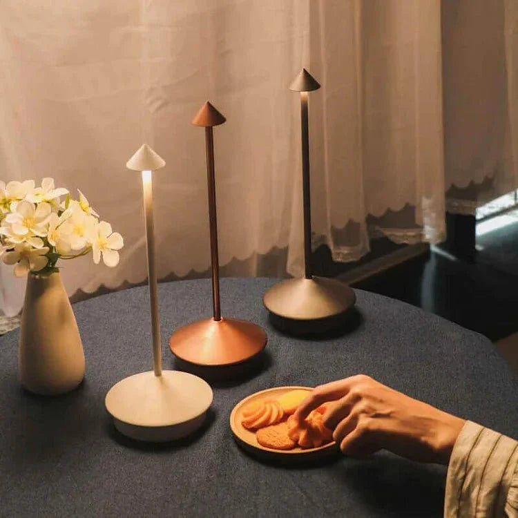 Minimalistyczna Lampa Stołowa LED Bezprzewodowa