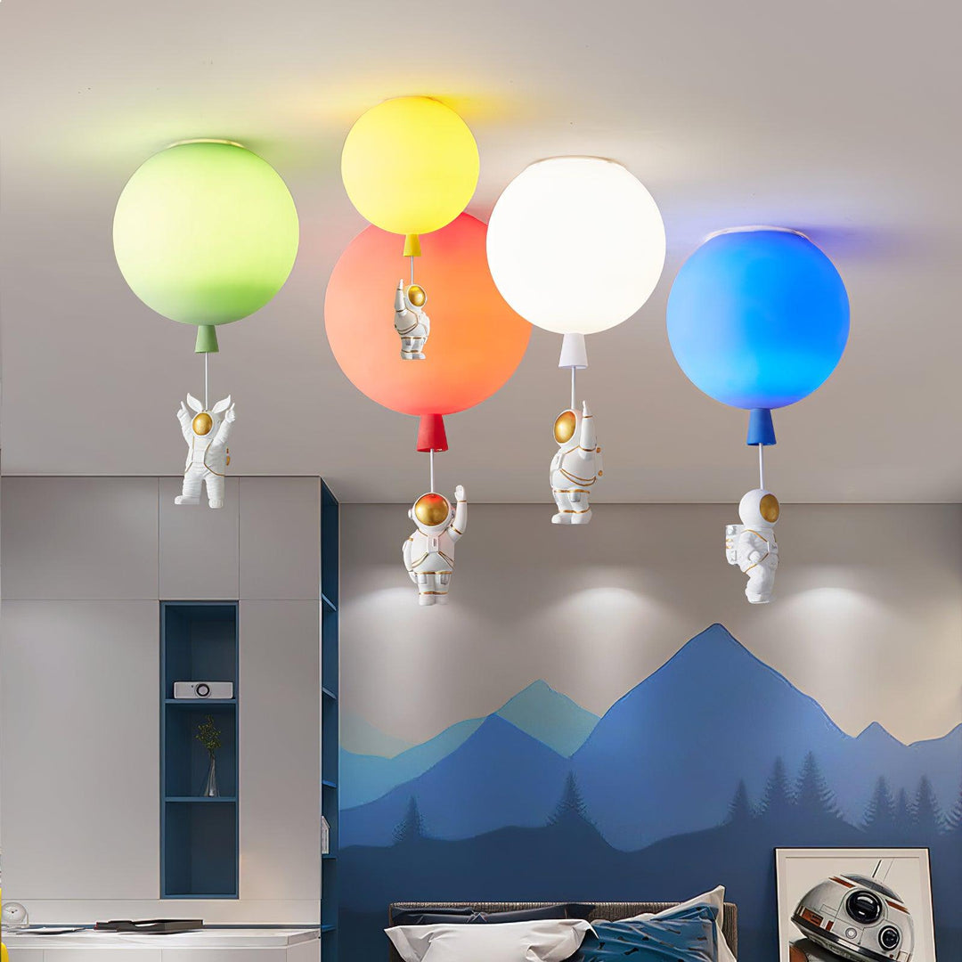 Nowoczesna Lampa Sufitowa LED Księżyc/Astronauta Fateh