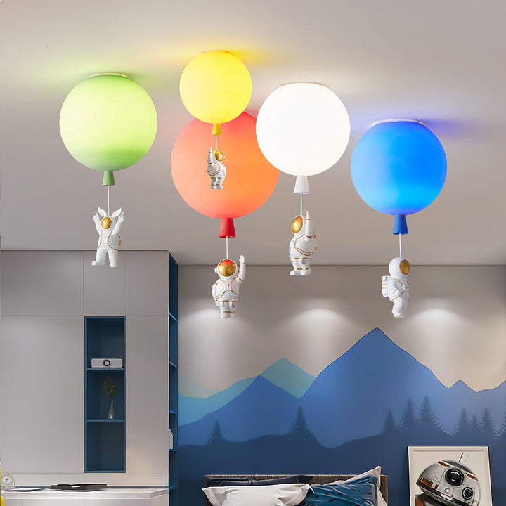 Nowoczesna Lampa Sufitowa LED Księżyc/Astronauta Fateh