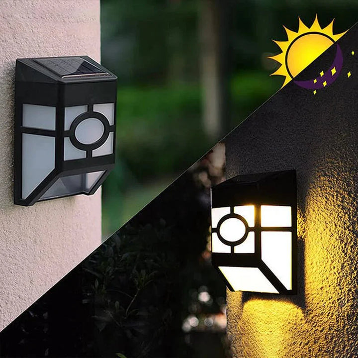 Lampa ścienna LED na energię słoneczną (2 pak)