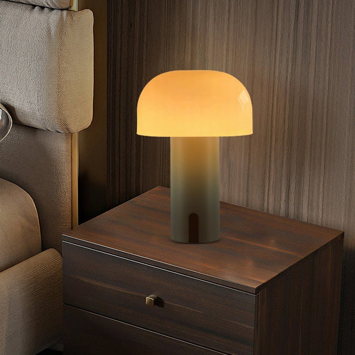 Lampa stołowa w stylu europejskim z grzybkiem