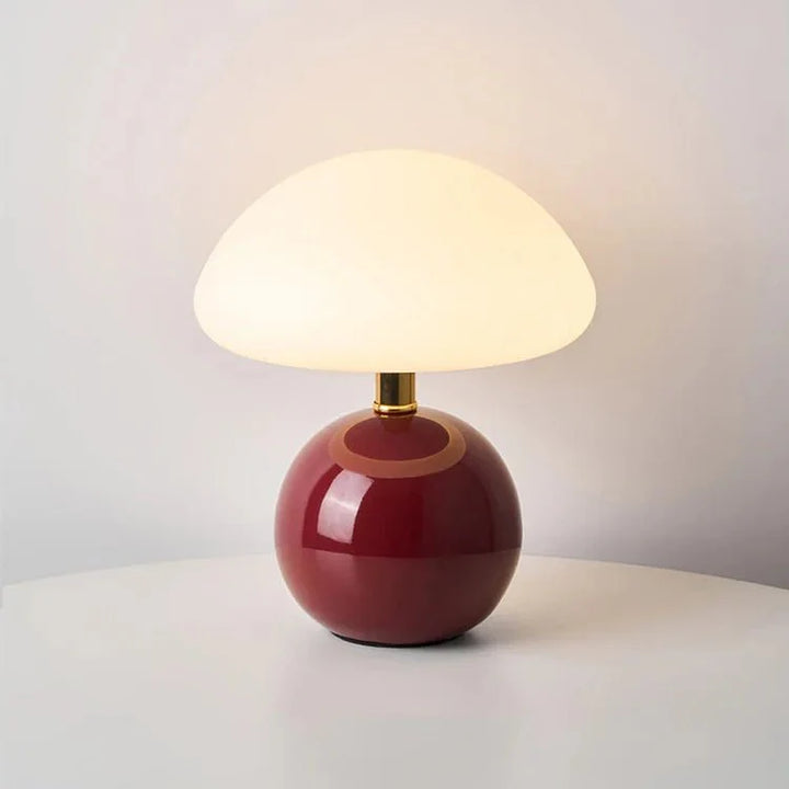 Francuska lampa w kształcie grzyba