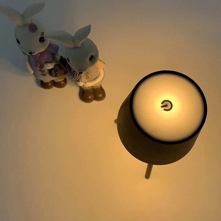 Lampa Stołowa na Statywie z Akumulatorem