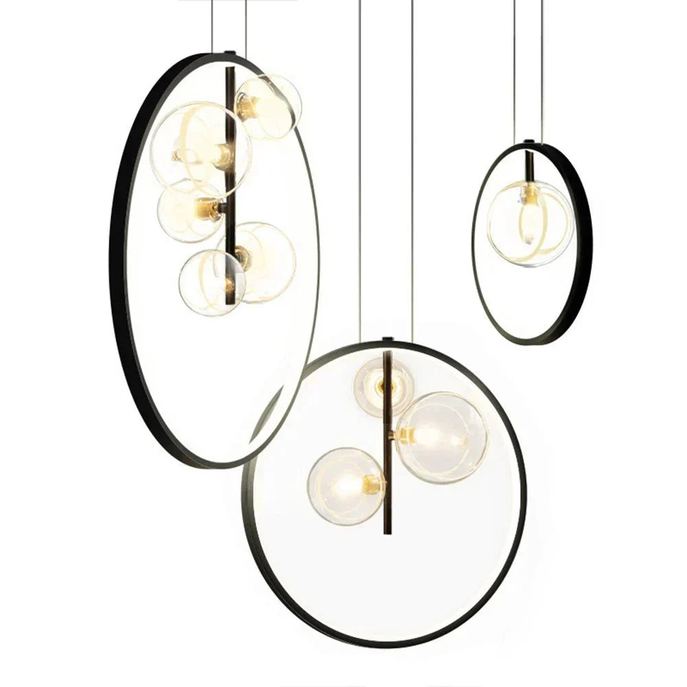 Nordyckie lampy wiszące Bubble ze szklanym kloszem
