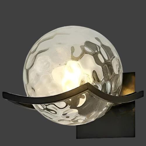 Nowoczesna lampa ścienna LED ze szkła