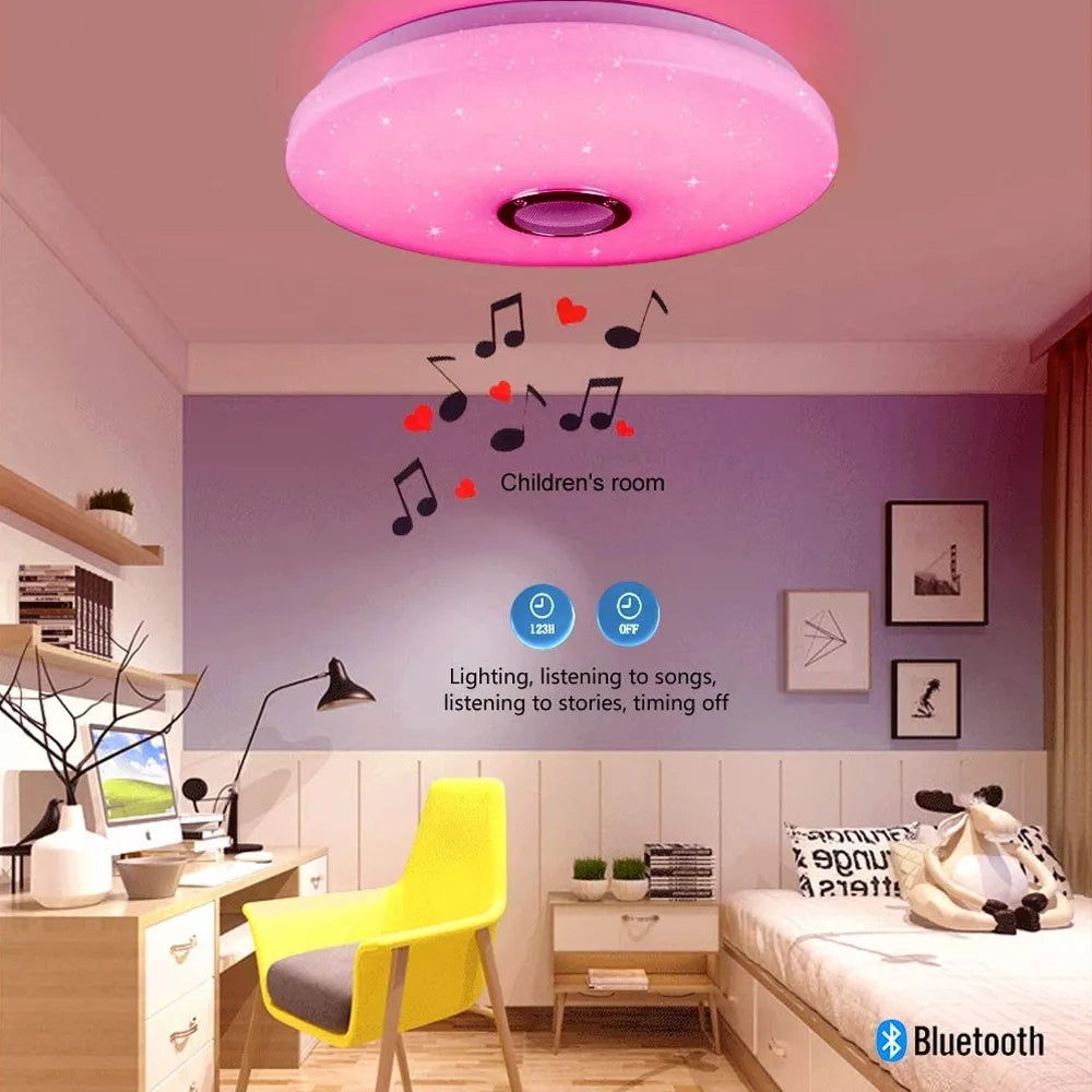Nowoczesna inteligentna lampa sufitowa RGB