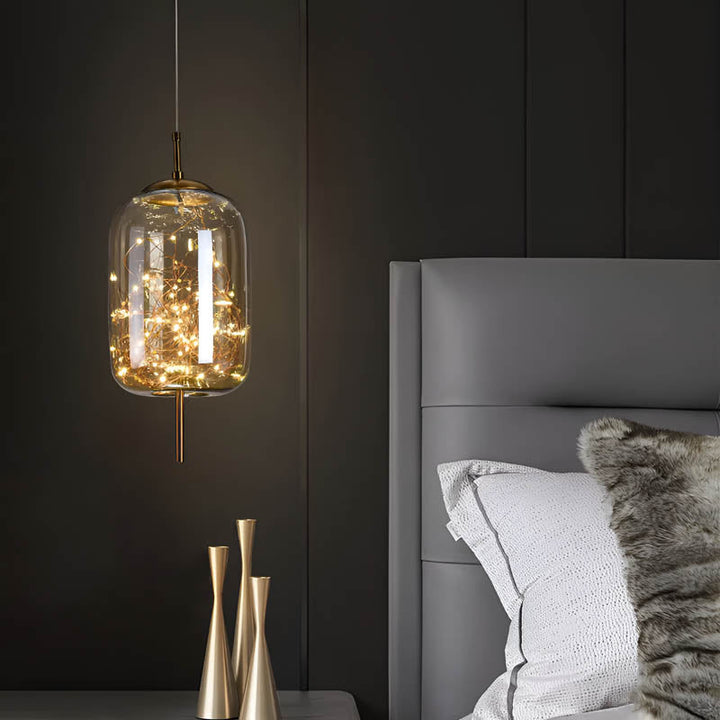 Essence | Wykwintna Lampa Wisząca z Ciemnego Szkła