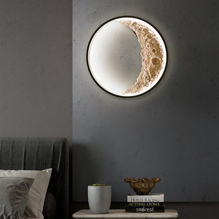 lampa ścienna 3d księżyc