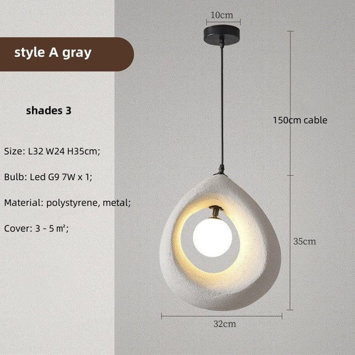 Lampa wisząca Ronde Wabi Sabi