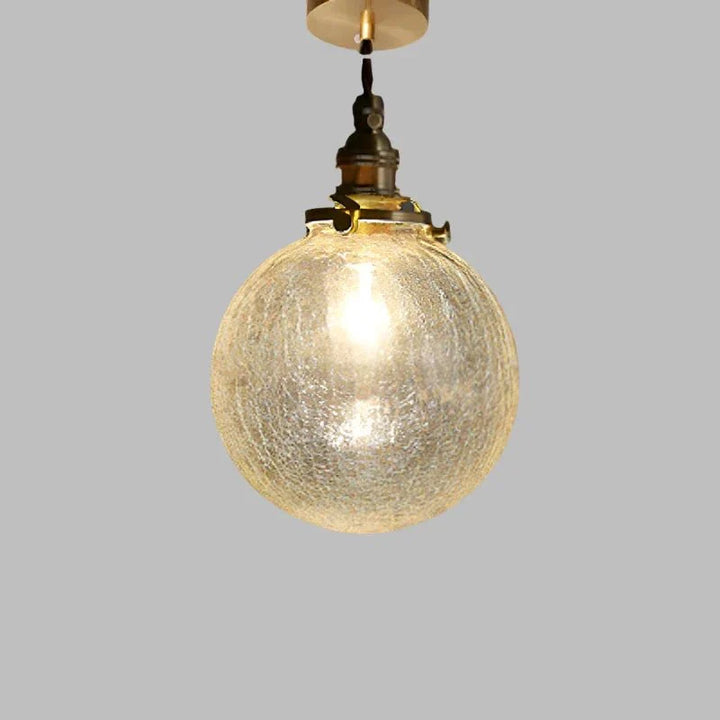 Kryształowa szklana lampa wisząca