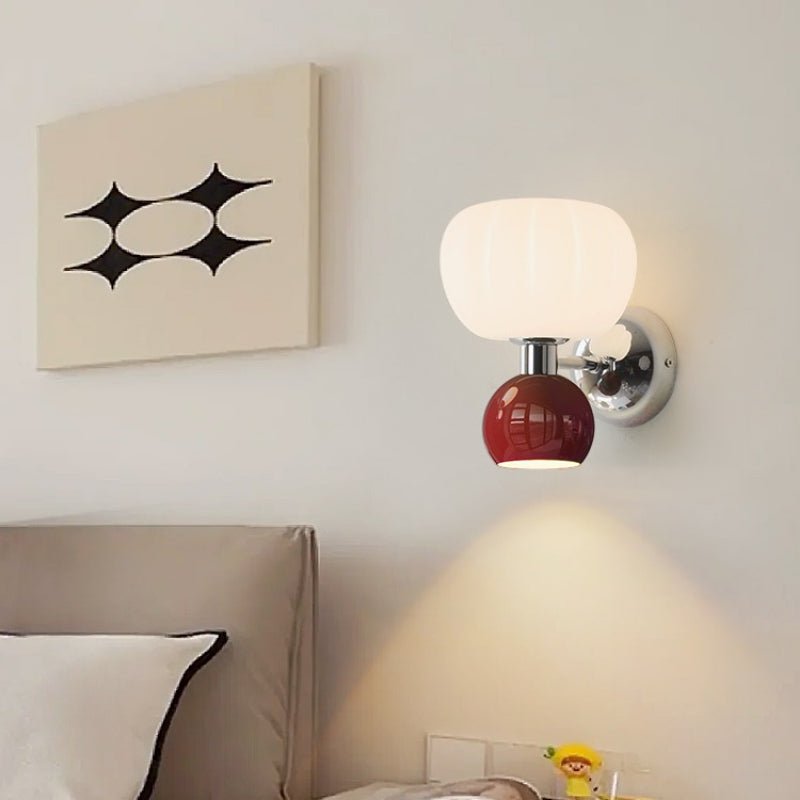 Nowoczesne lampy ścienne LED w kolorze kremowym