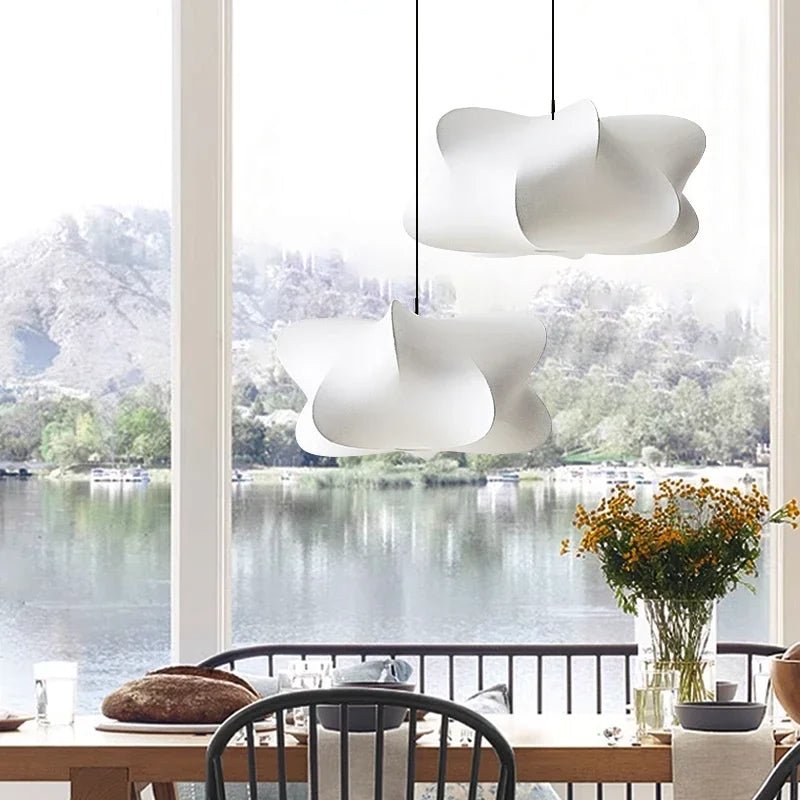 Lampa wisząca Wabi Sabi z jedwabiu Japonia