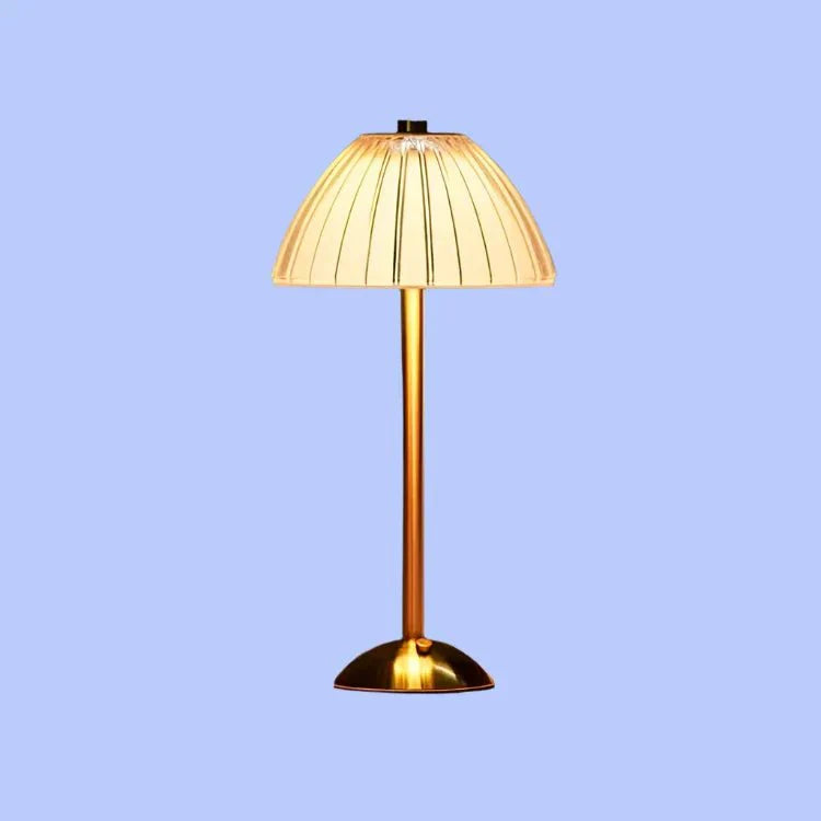 Lampa Stołowa Kristal Metaliczna Bezprzewodowa