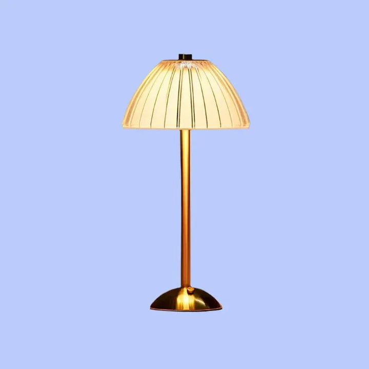 Lampa Stołowa Kristal Metaliczna Bezprzewodowa
