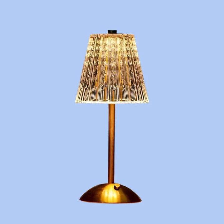 Lampa Stołowa Kristal Metaliczna Bezprzewodowa
