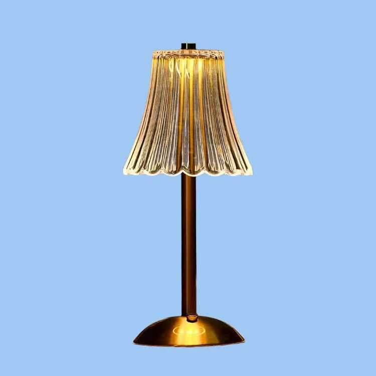 Lampa Stołowa Kristal Metaliczna Bezprzewodowa