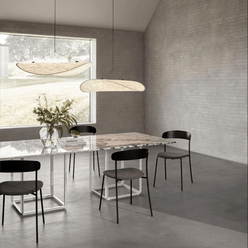 Lampa Wisząca Japandi Styl Złota