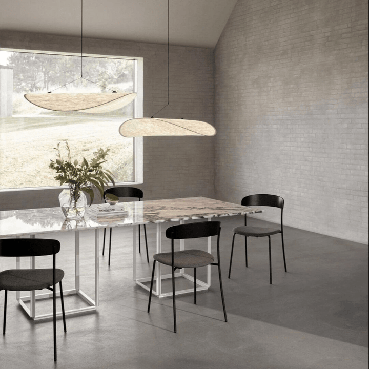 Lampa Wisząca Japandi Styl Złota