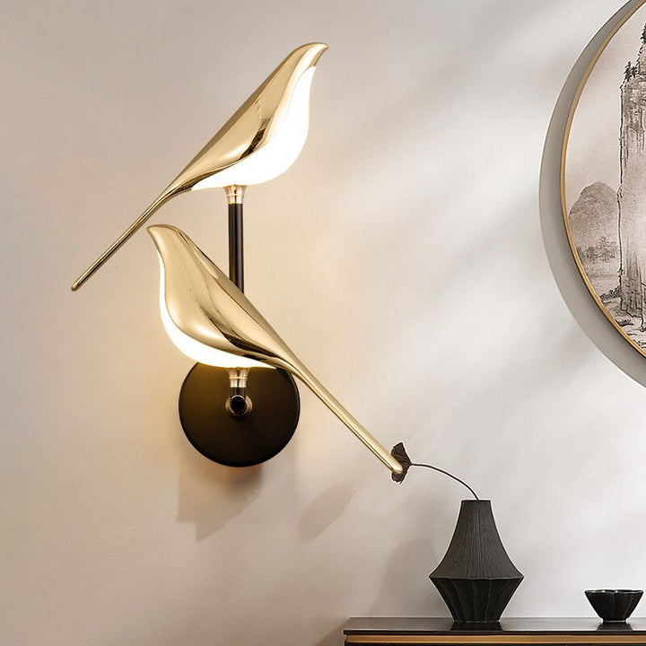 MrBird™ | Nowoczesna lampa ścienna w kształcie ptaków