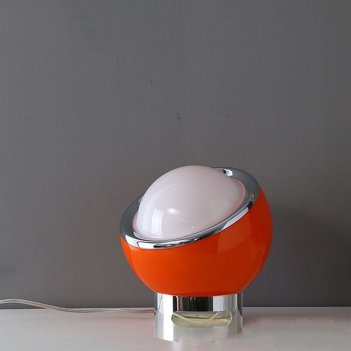 Lampa stołowa Bauhaus z francuskiego opalu