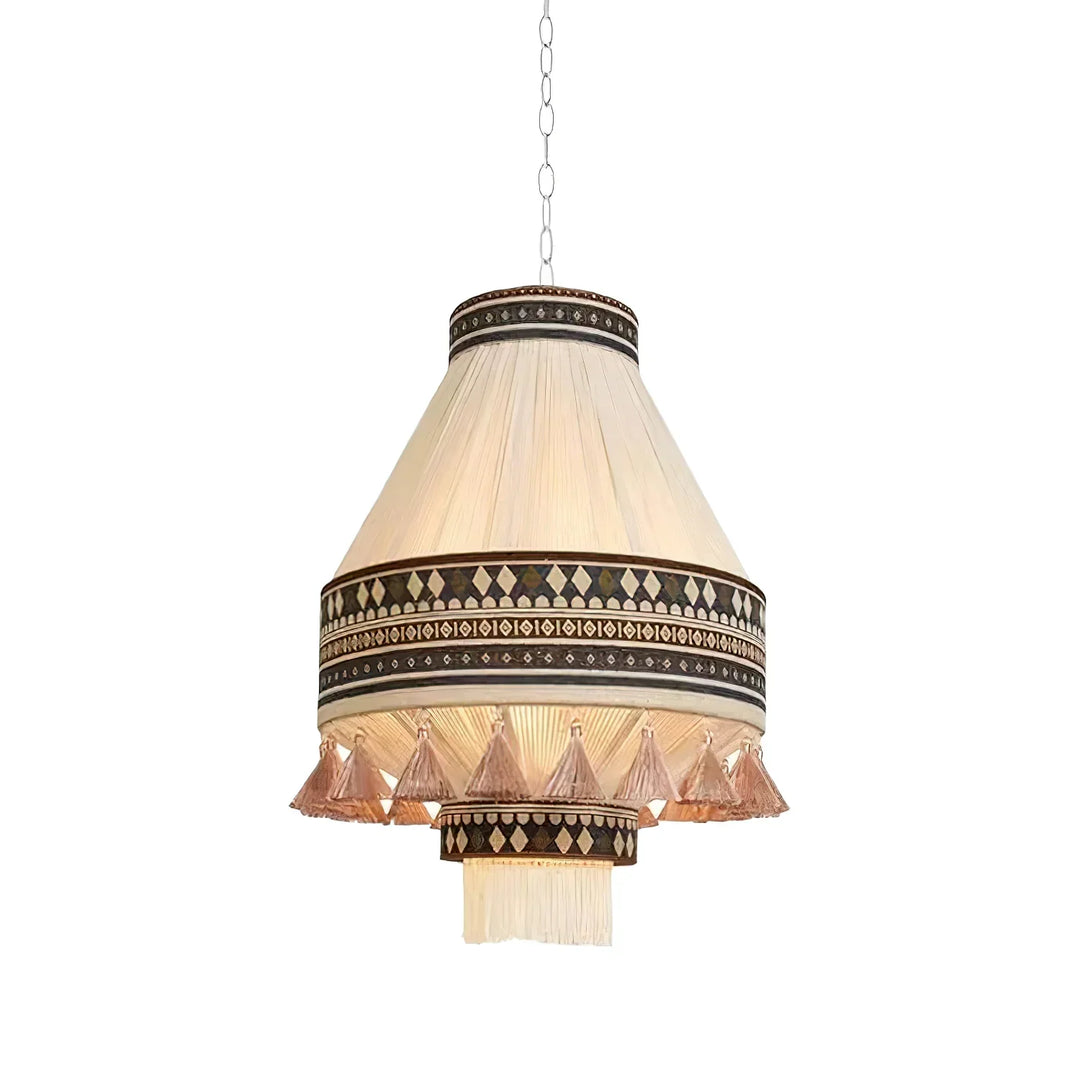 Bohemian Lampa Wisząca z Frędzlami