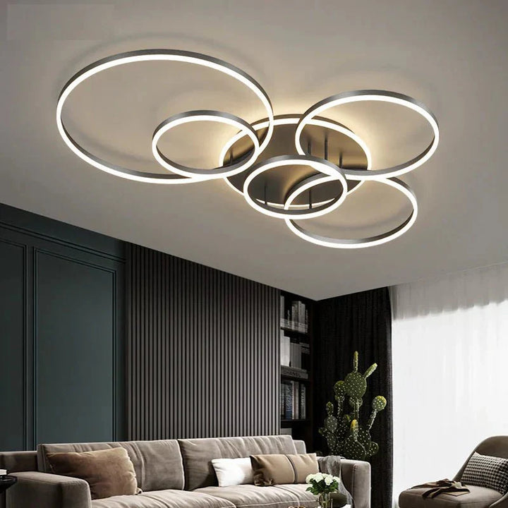 Nowoczesna Lampa sufitowa Czarna
