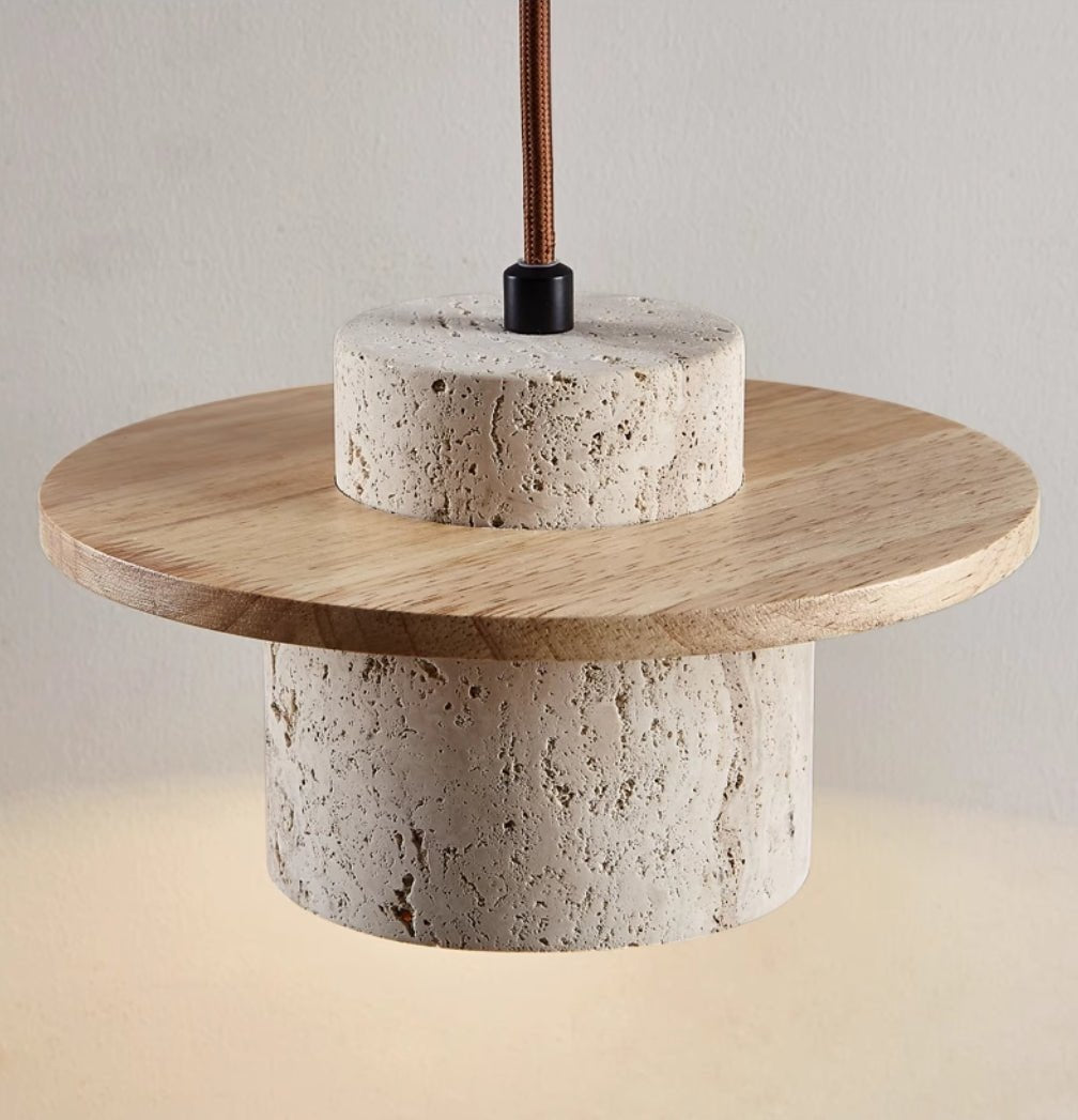 Lampa Wisząca Travertyn