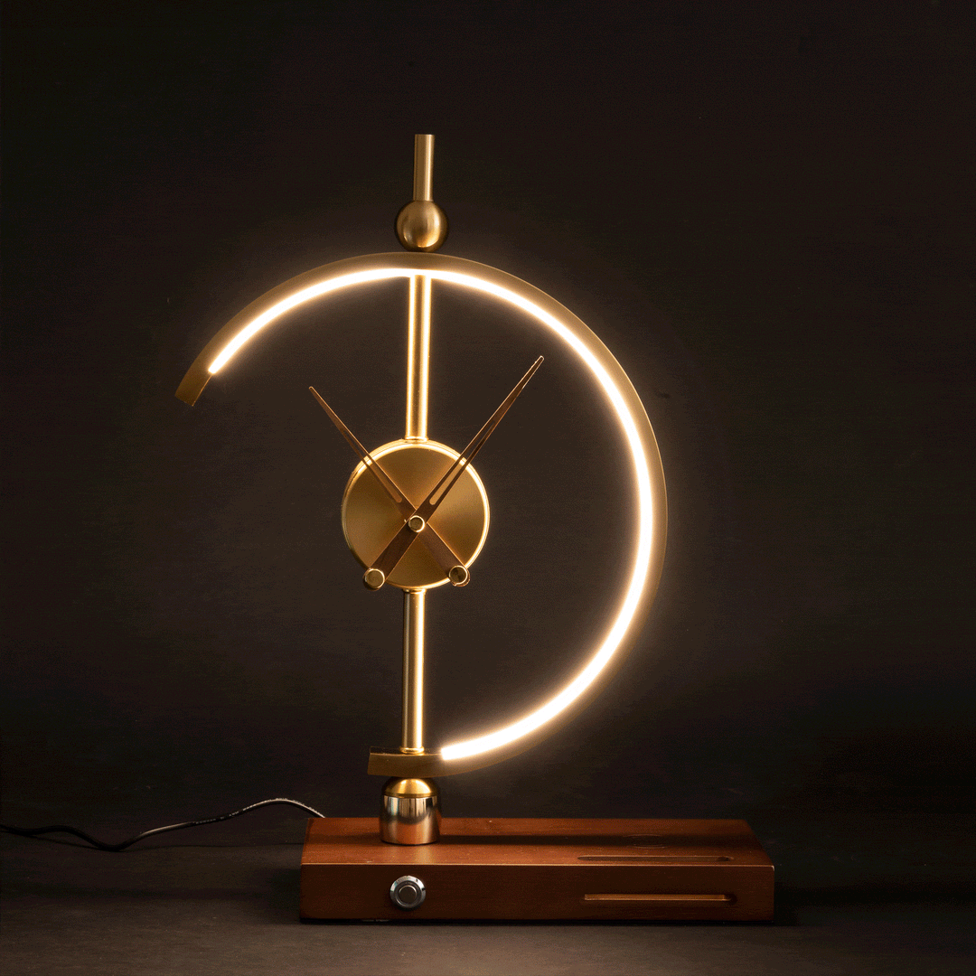 NagoyaLight™ | Luksusowa lampa zegarowa z ładowarką