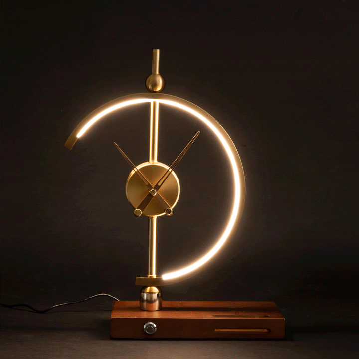 NagoyaLight™ | Luksusowa lampa zegarowa z ładowarką
