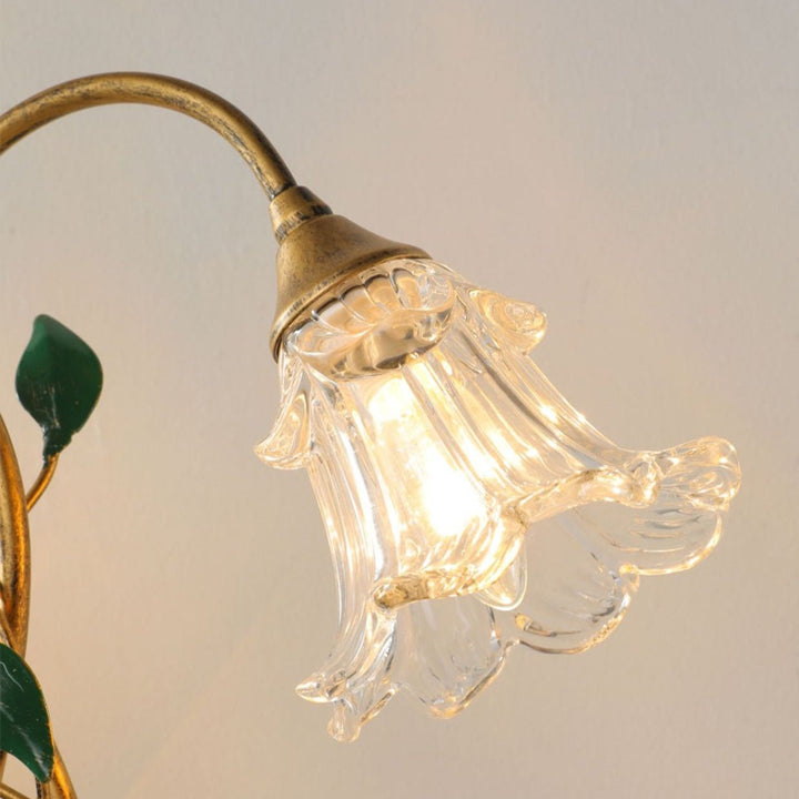 Nowa Francuska Kwiatowa Lampa Stołowa