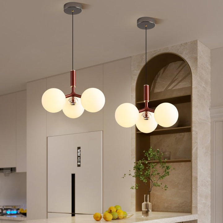 Luksusowa szklana lampa wisząca w stylu nordyckim