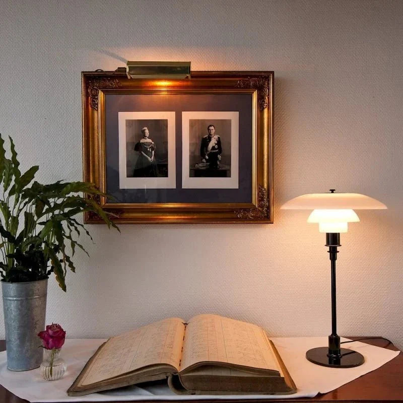 Lampa Stołowa Disc Wielowarstwowa Metalowa