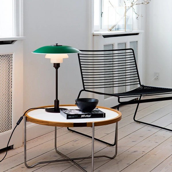 Lampa Stołowa Disc Wielowarstwowa Metalowa