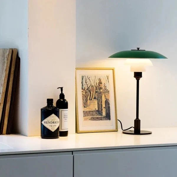 Lampa Stołowa Disc Wielowarstwowa Metalowa