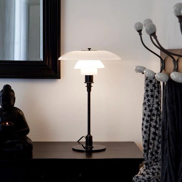 Lampa Stołowa Disc Wielowarstwowa Metalowa