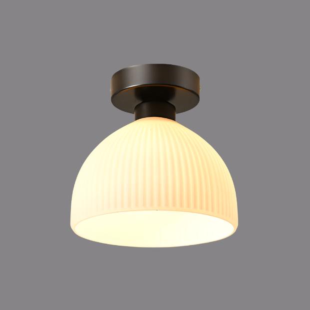 Nowoczesna Mleczna Biała Szklana Lampa sufitowa