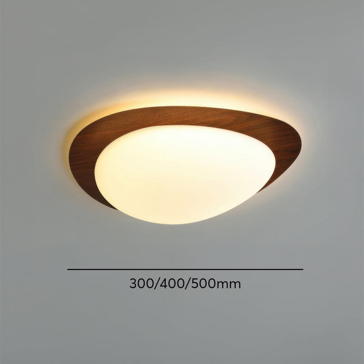 Skandynawska Lampa Sufitowa Pebble Wood Grain