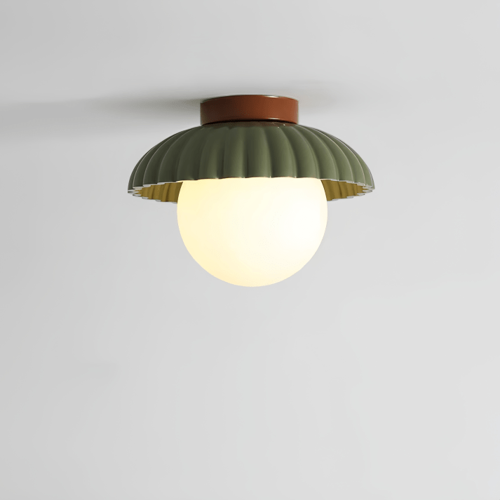 Żelazna lampa sufitowa do przedpokoju