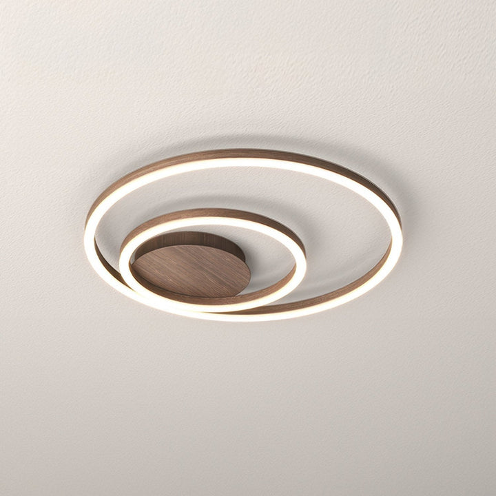 Elegancka Lampa Sufitowa w Kształcie Pierścienia