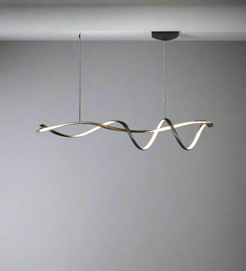 Kreatywna Czarna Nowoczesna Lampa Wisząca LED