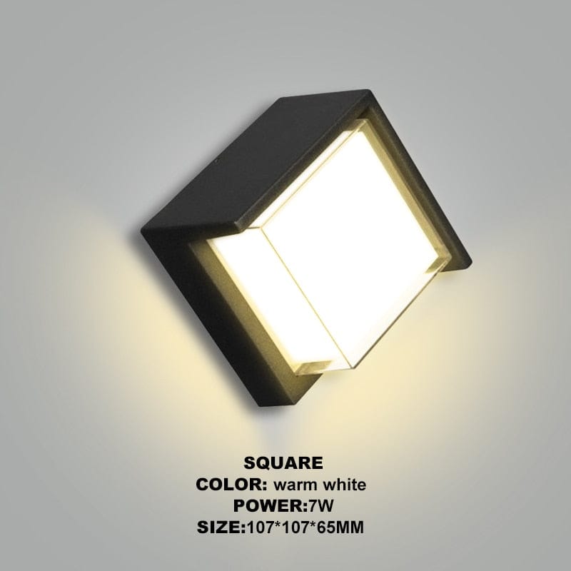 Lampa Ścienna Boxer Na Zewnątrz (Czujnik Ruchu)