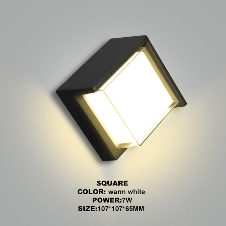 Lampa Ścienna Boxer Na Zewnątrz (Czujnik Ruchu)
