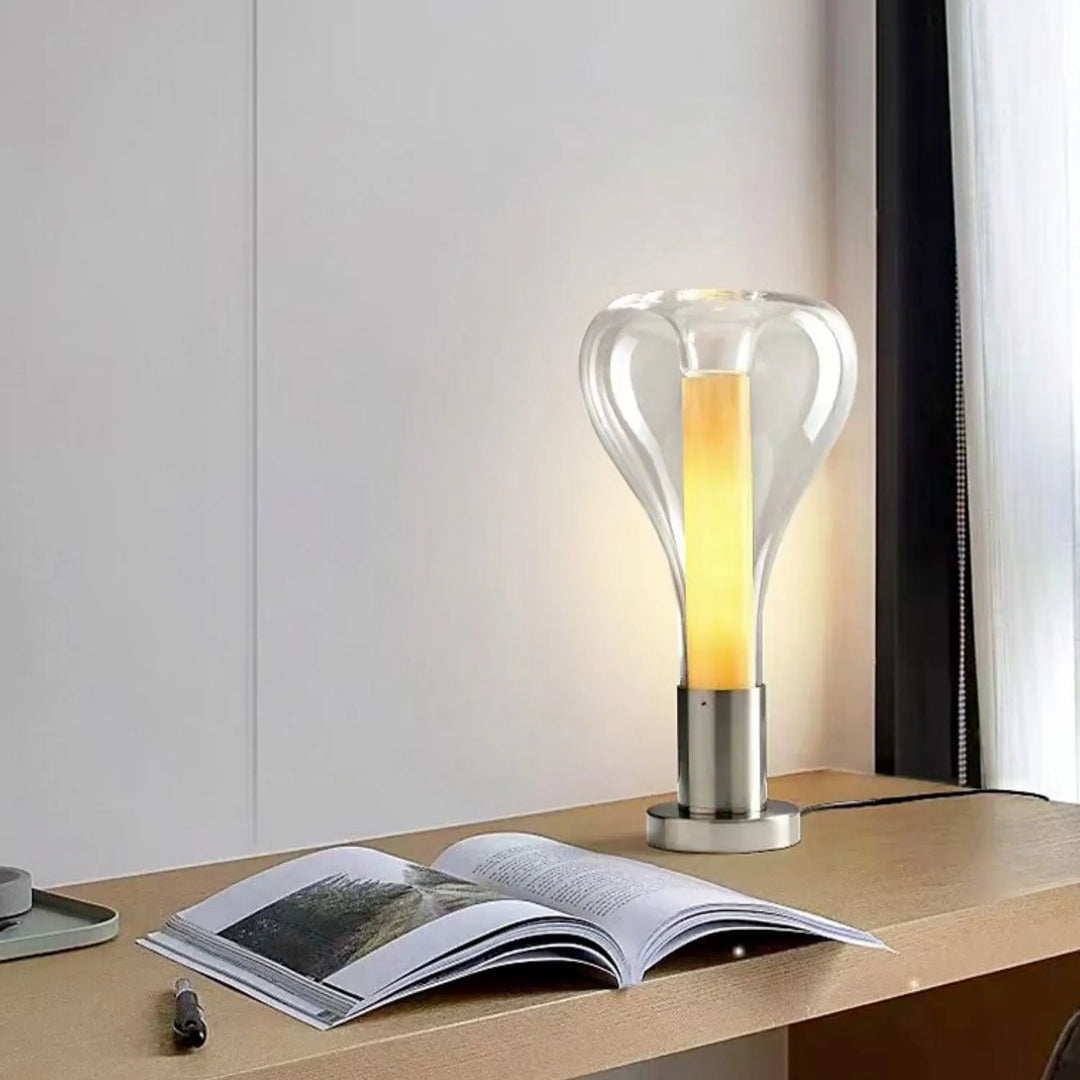 Lava Art lampa stołowa