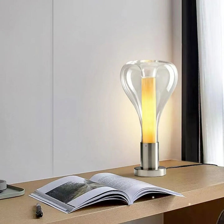 Lava Art lampa stołowa