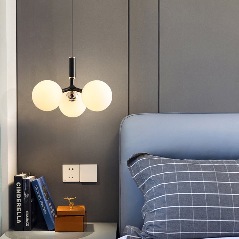 Luksusowa szklana lampa wisząca w stylu nordyckim