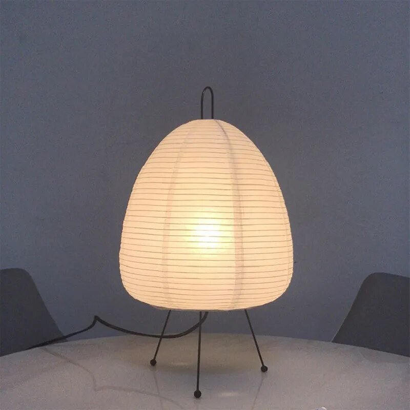 Japońska lampa wykonana z papieru ryżowego - Lampa z papieru ryżowego